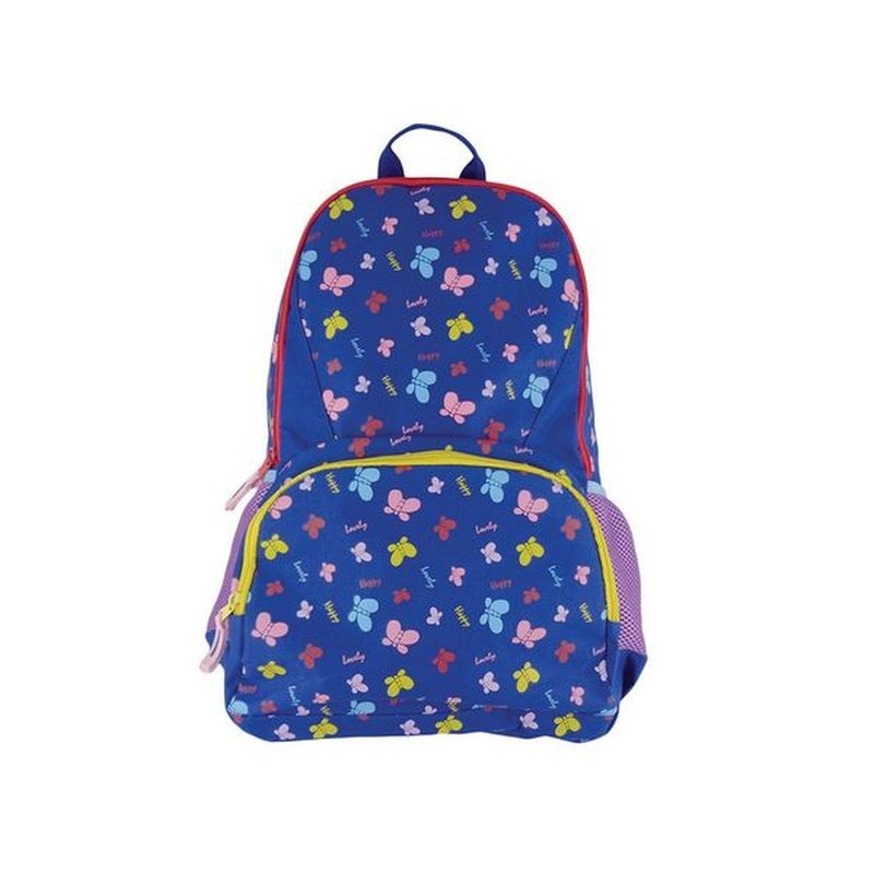 Ghiozdan Fluturi, fete, gimnaziu, 2 compartimente, 48 cm, Pigna - imagine 4